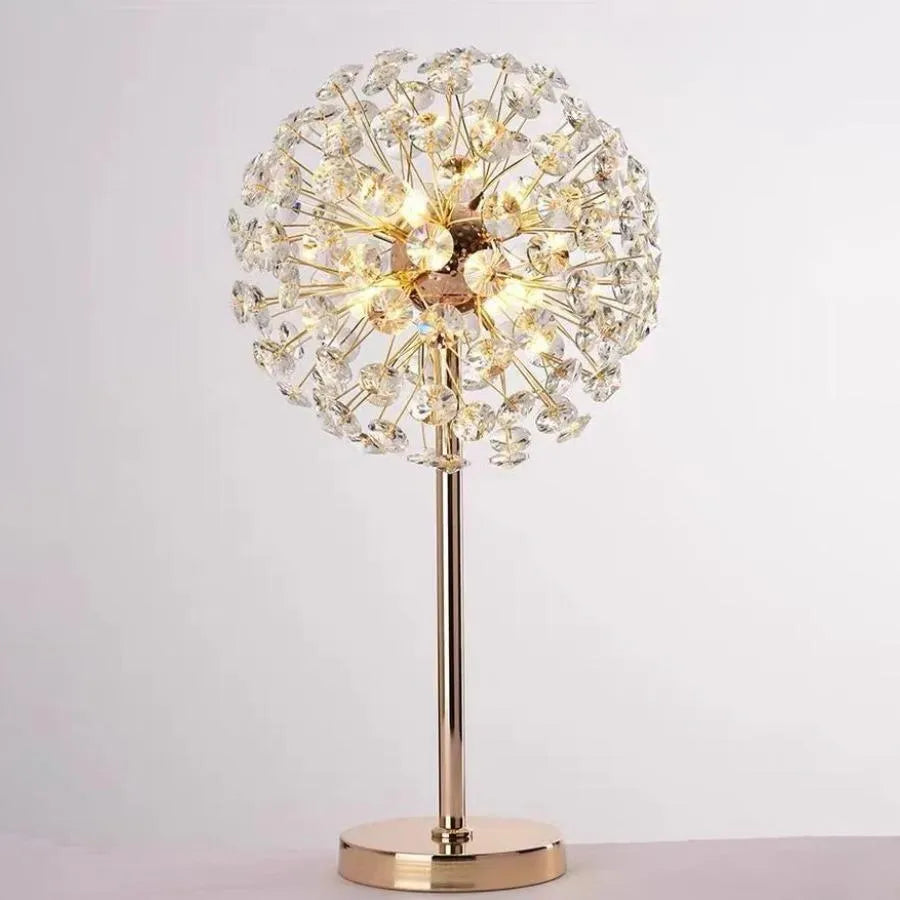 Lampe en cristal MINUET 6x G9, or brillant