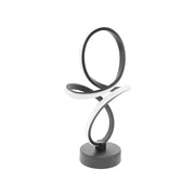 Veioza LED Cetia 30W Tressé Lumière Froid/Chaud/Neutre Métal Noir