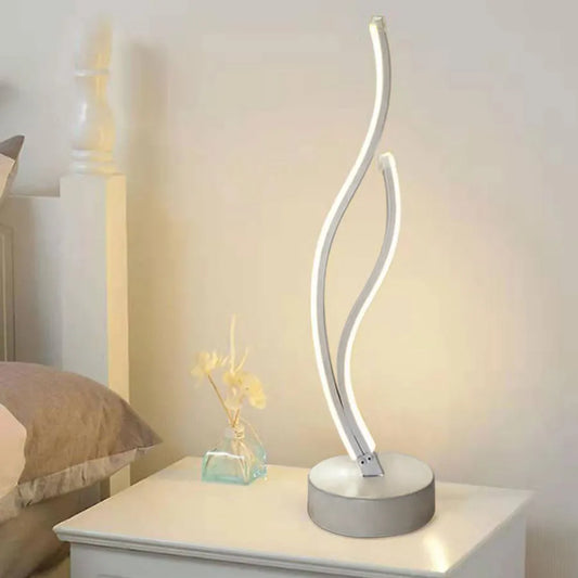 Lampe LED Minos, 48W, Lumière Froide/Chaude/Neutre, Métal et Acrylique, Blanc