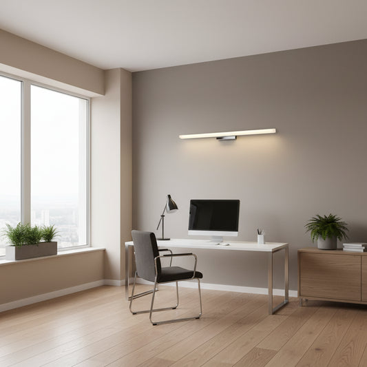 Applique LED, COMO, 7W, linéaire, Lumière Chaude/Neutre/Froide, Noir