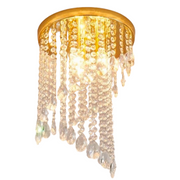 Lustra Cristal LINDERHOF Petito , Diametru 30cm, 2xE14, Auriu Lucios Lustre LED & Cristale Default Title Alessandro Design