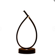 Veioza LED Genesis, 10 W, lumière froide/chaude/neutre, métal et acrylique, noir