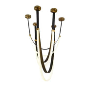 Lustre moderne, LED, ARIA Largo, 31W, Lumière chaude, Noir