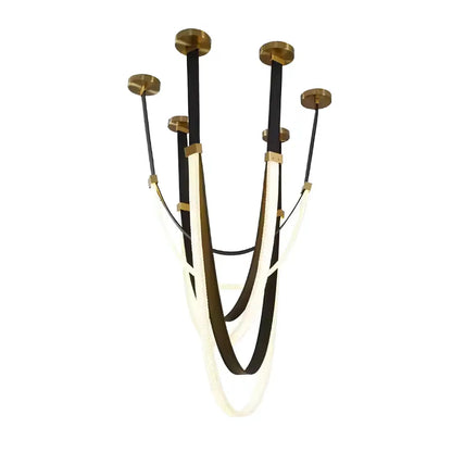 Lustre moderne, LED, ARIA Largo, 31W, Lumière chaude, Noir