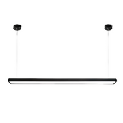 Lustre suspendu LED DARIN, 120cm, 23W, Hauteur réglable, Lumière froide, Noir