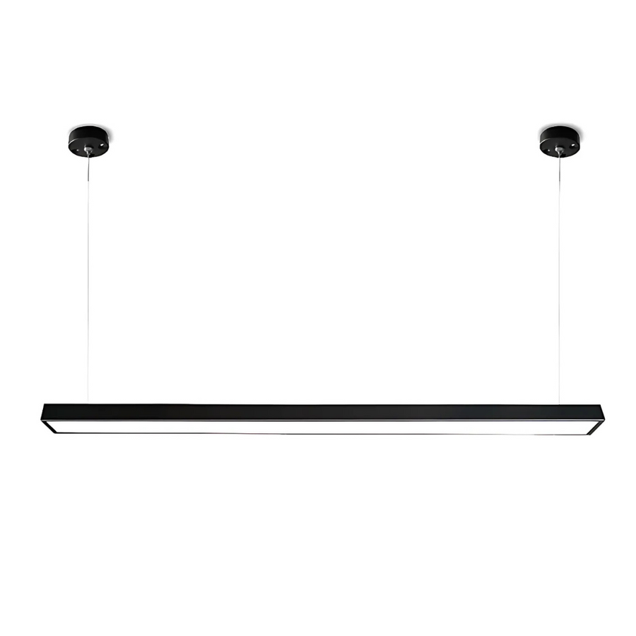 Lustre suspendu LED DARIN, 120cm, 23W, Hauteur réglable, Lumière froide, Noir