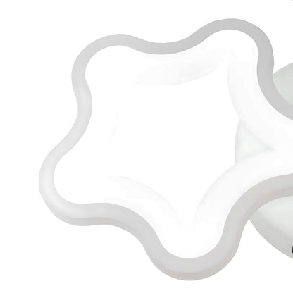 Lustre LED STELARIUM 22W, 3 Étoiles, Lumière froide, Blanc