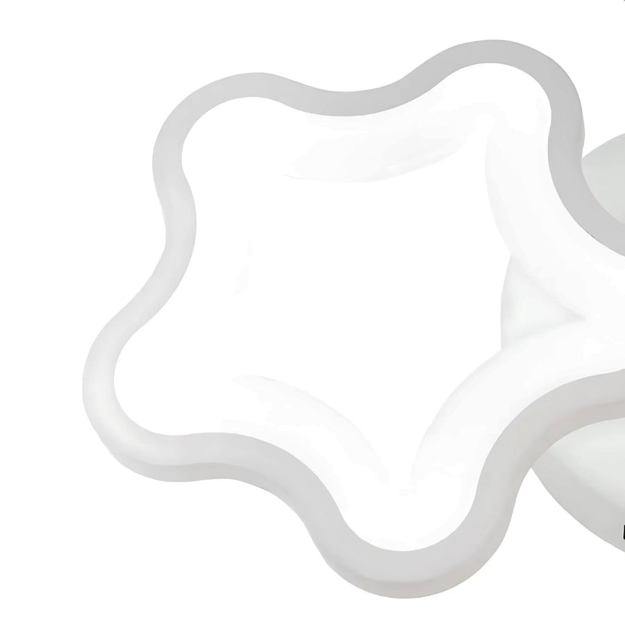 Lustre LED STELARIUM 22W, 3 Étoiles, Lumière froide, Blanc